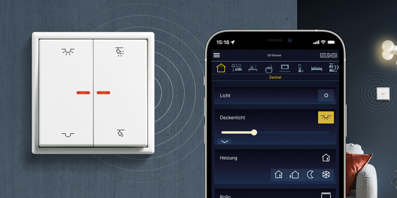 KNX RF Taster bei Elektroanlagen & Antennenbau GbR in Aschheim